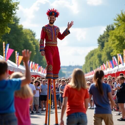 Stilt-Walkers