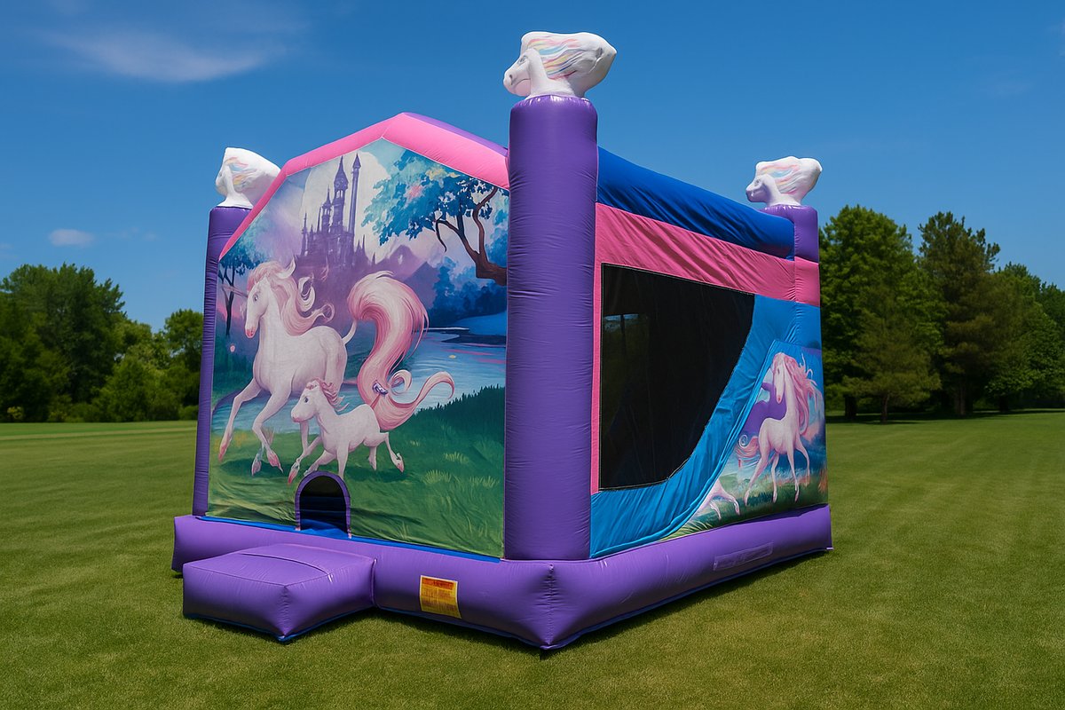 Unicorn Fantasy Bounce Castle