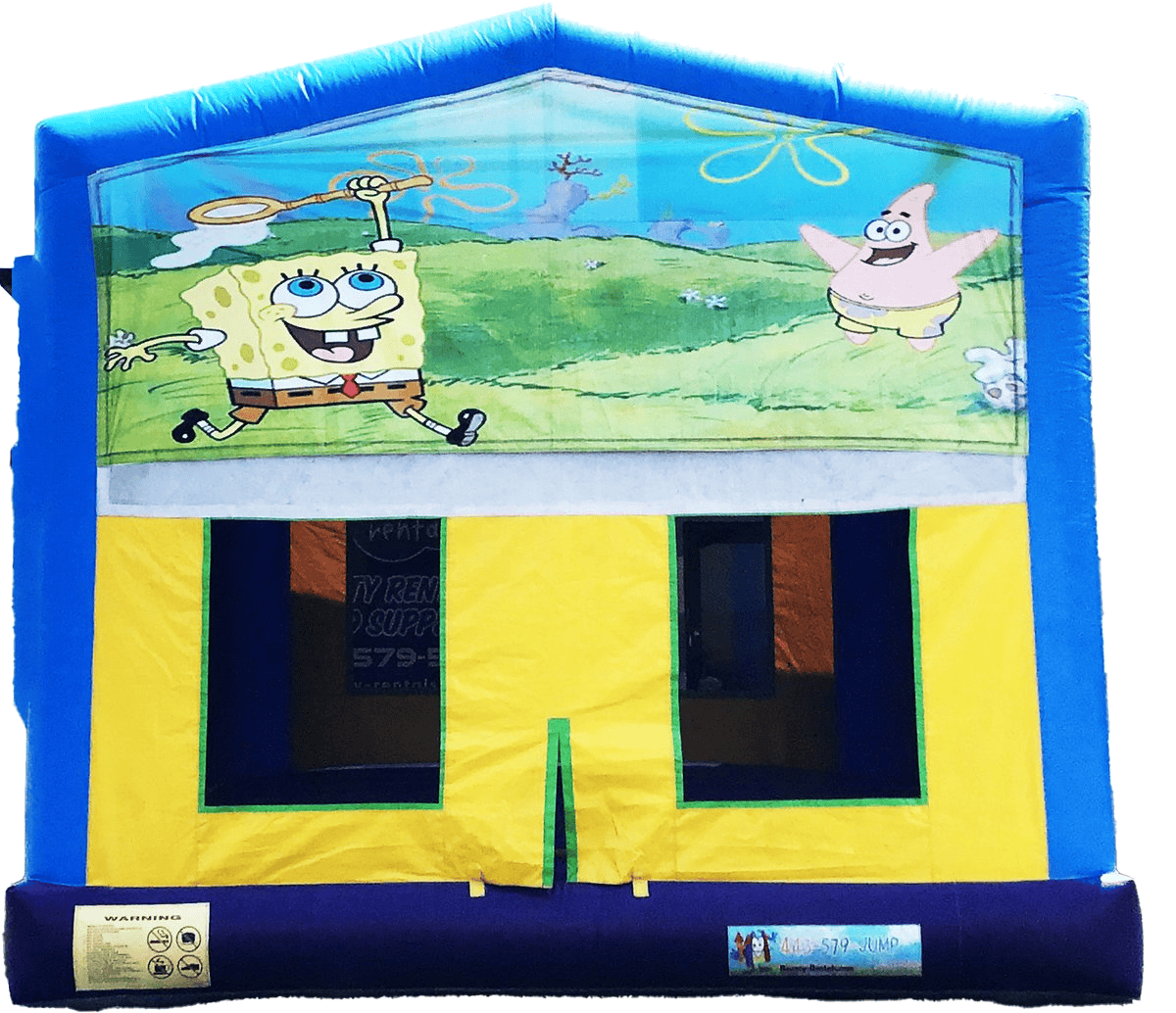 Spong Bob Blue Themed Bounce #5
