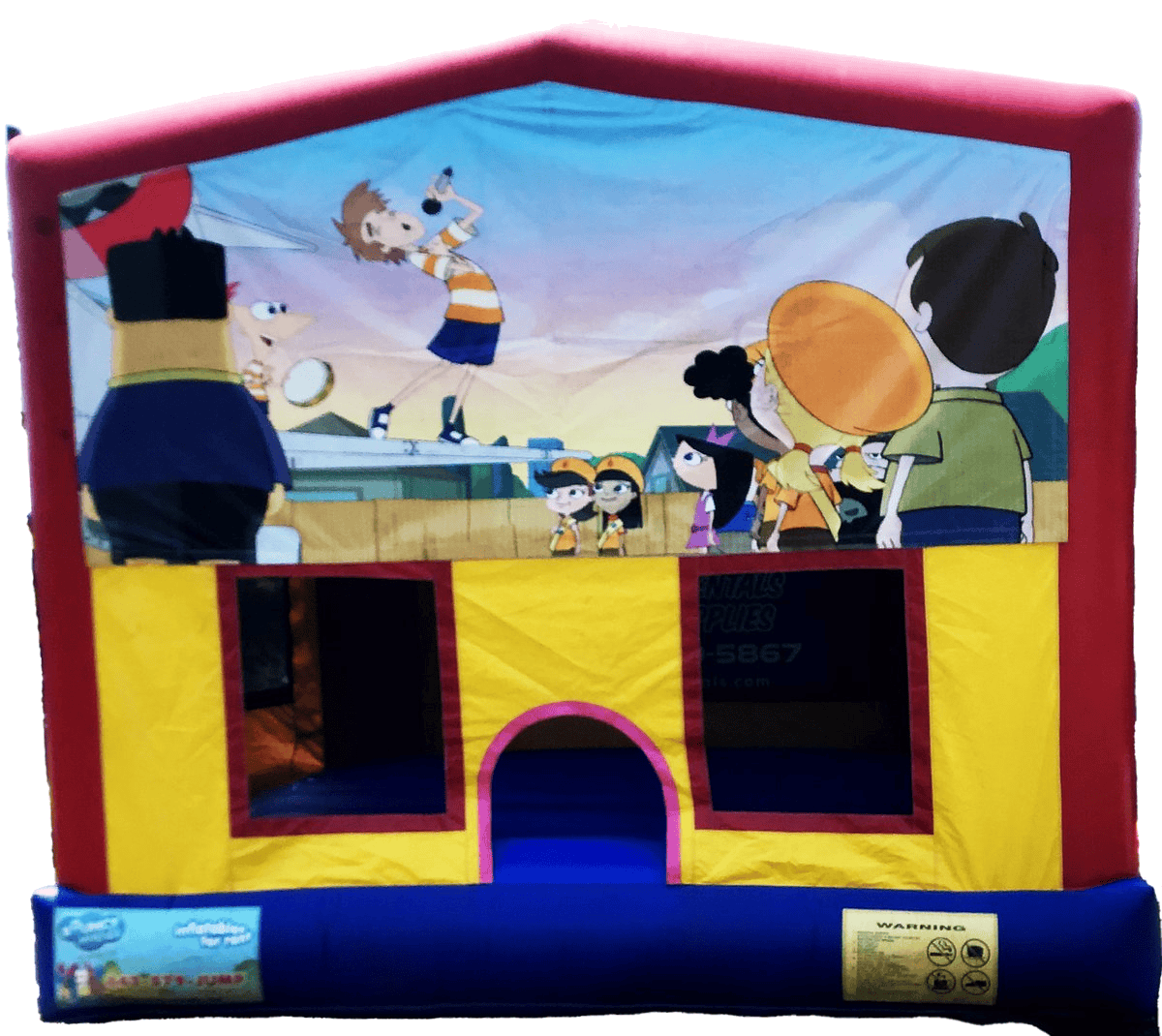 Phineas And Ferb Themed Moonbounce #93/94/904