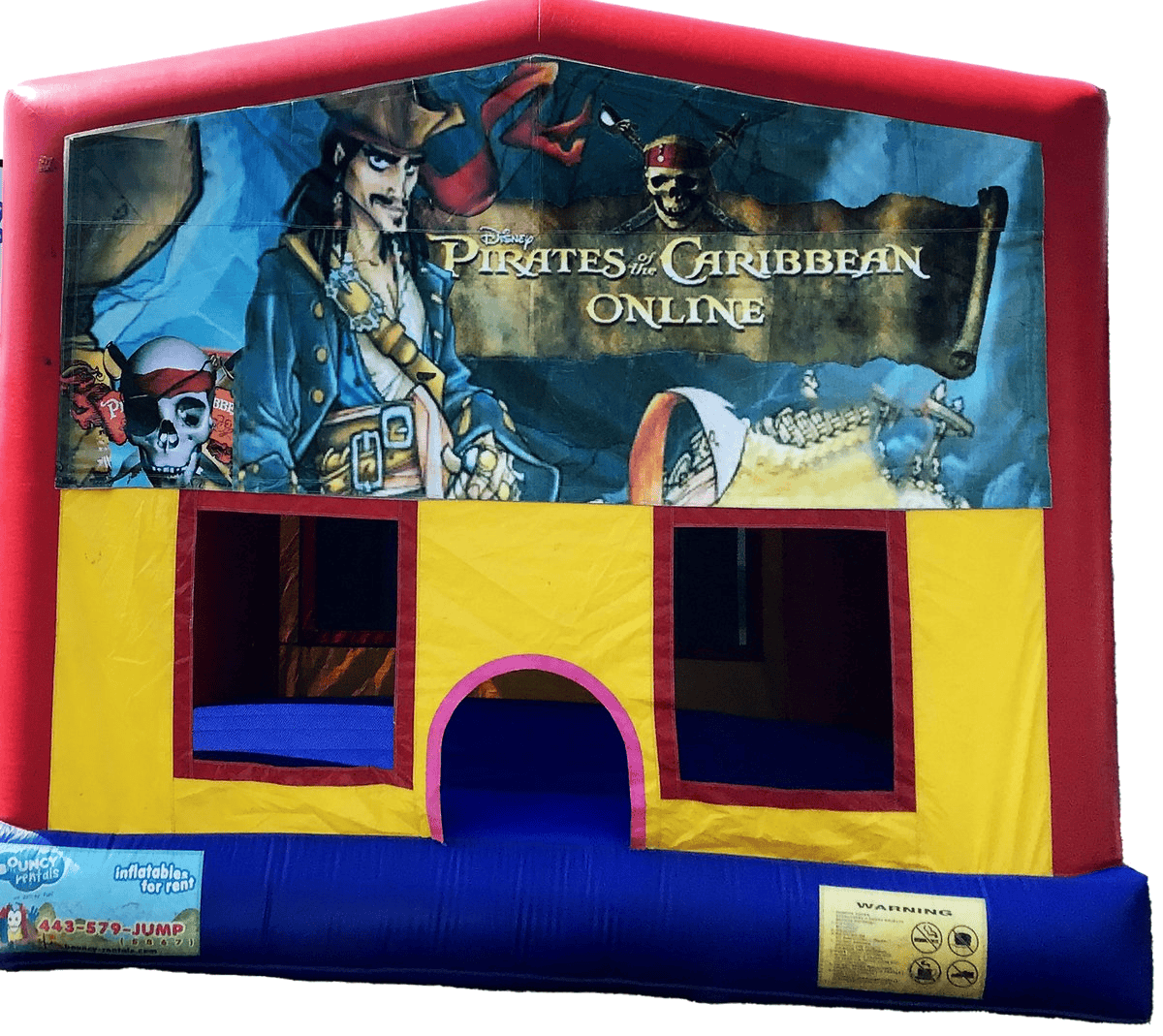 Pirates Of The Caribbean  Themed Moonbounce #93/94/904