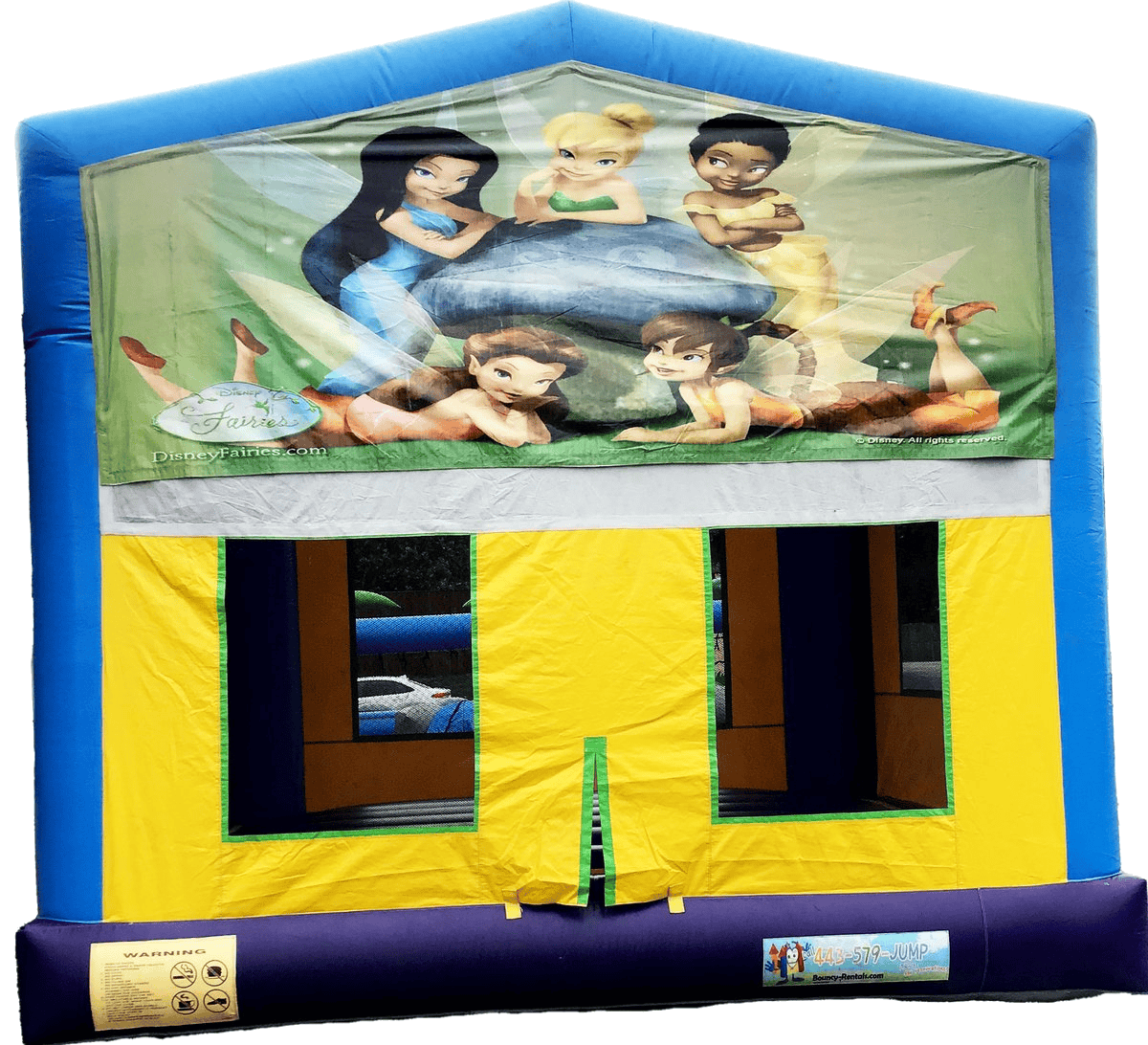 Tinker Bell Blue Themed Bounce #5