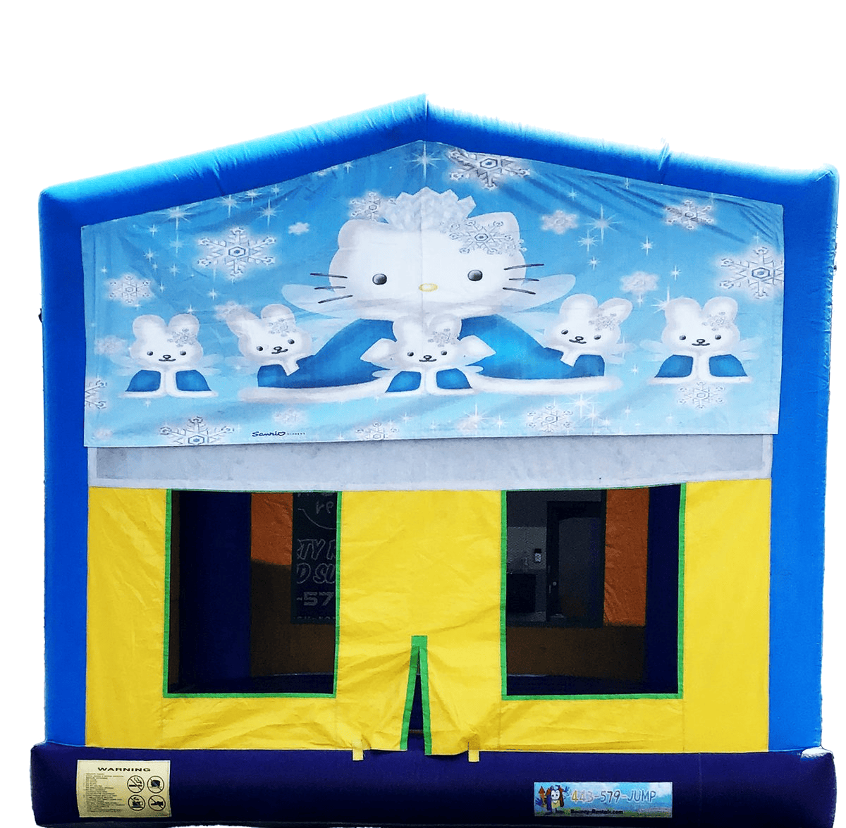 Snow Hello Kitty Blue Themed Bounce #5