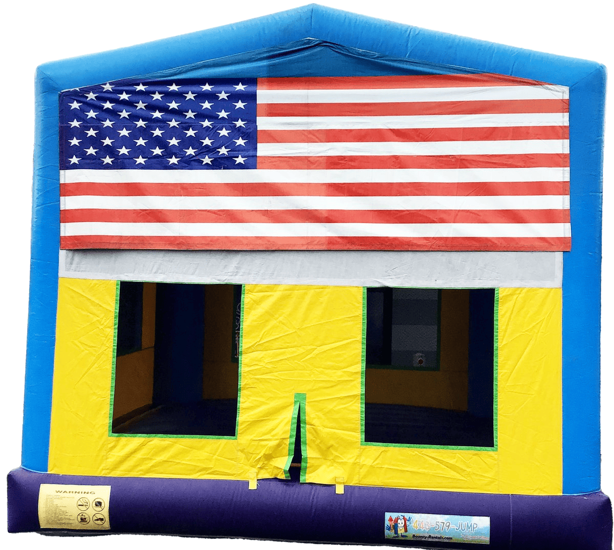 U.S. Flag  Blue Themed Bounce #5
