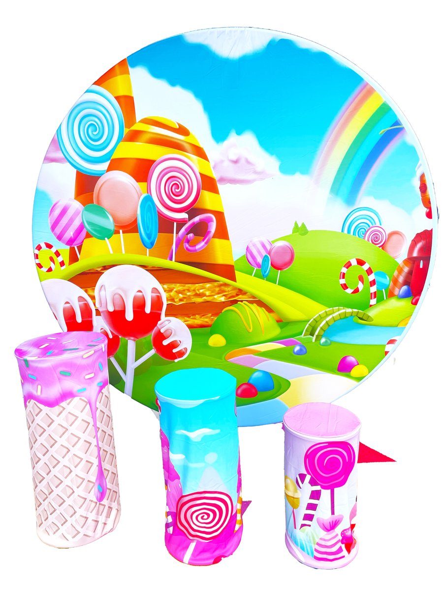 Candy Land Backdrop