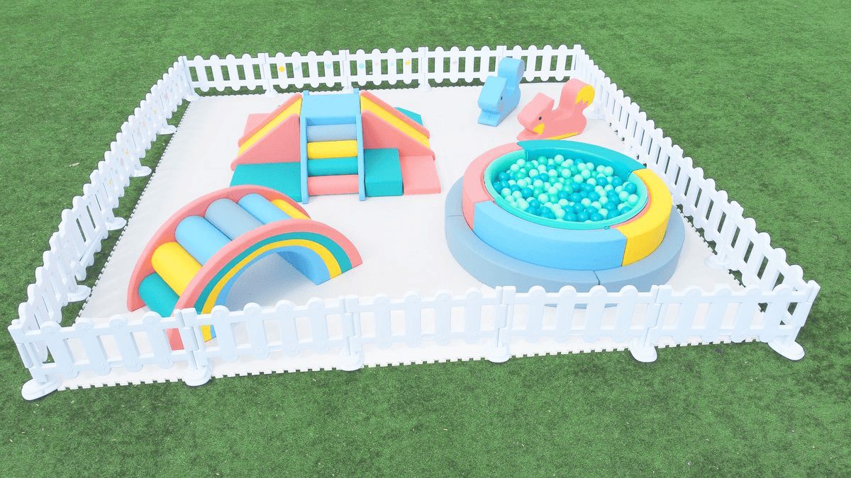 Rainbow Adventure Soft Play Kit (16.5ft x 16.5ft)- MEDIUM