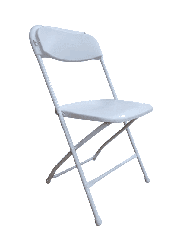 Plastic Folding Chair White