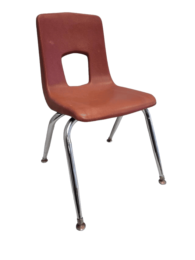 Kid Chair Stackable Red 13 inch
