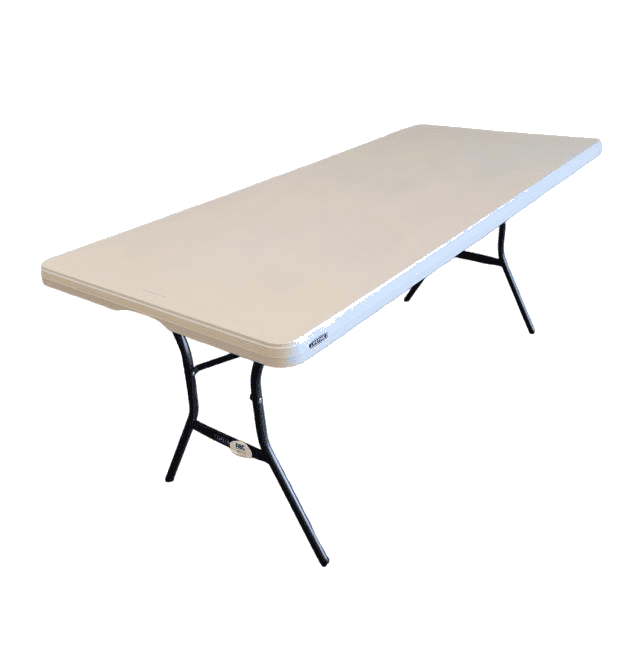 Plastic Table 6ft Rectangular
