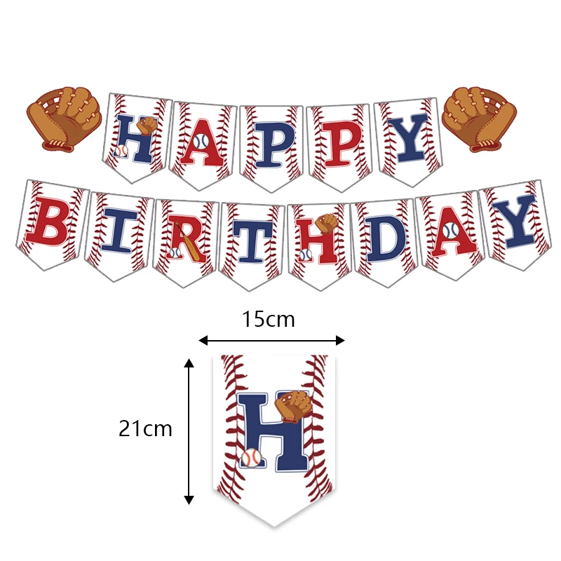 Baseball Birthday Party Decorations Supplies for B