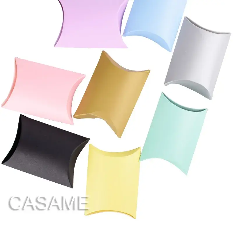 50pcs Favor candy Box bag New craft paper Pillow S
