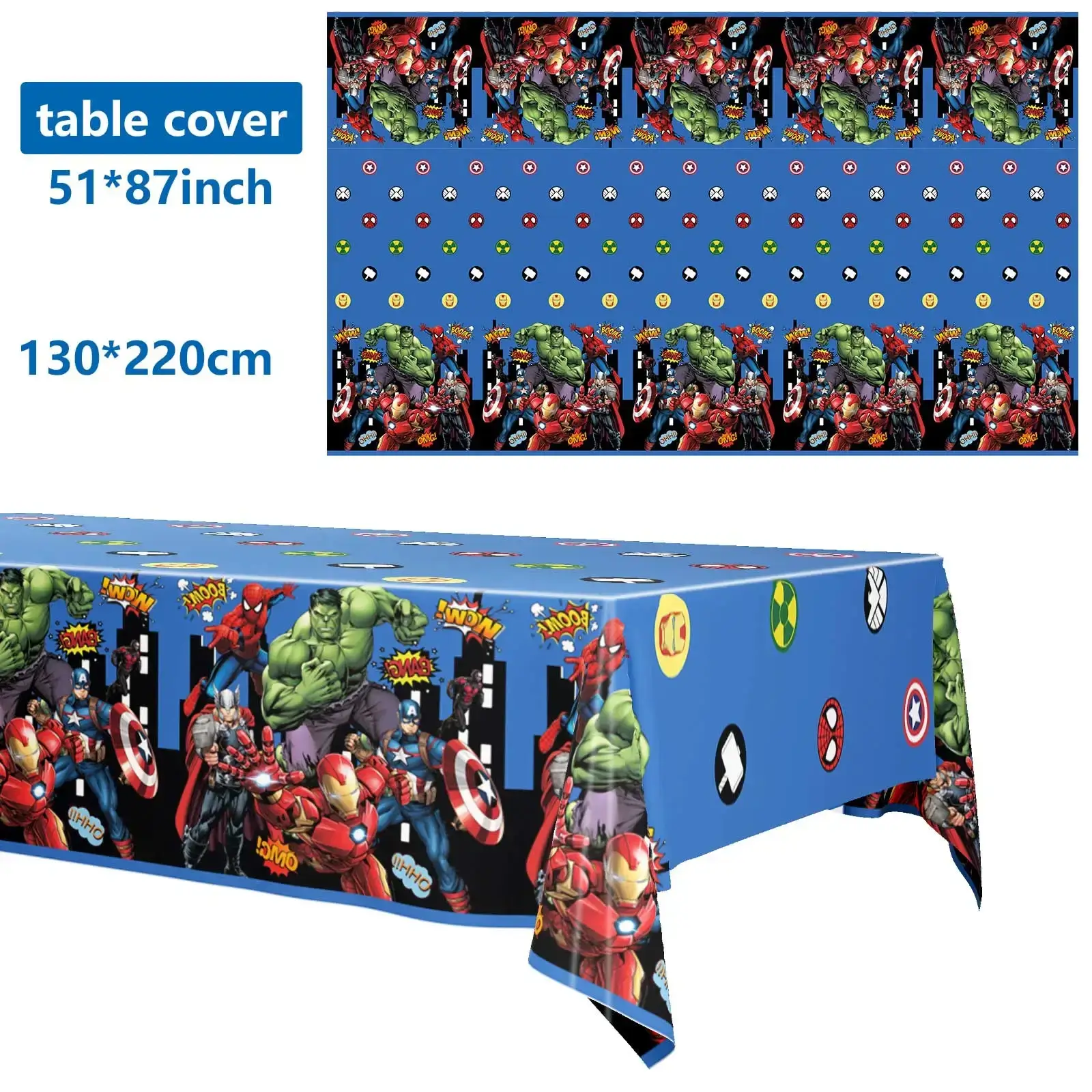 Hero Squad SuperHero Party Supplies Decorations Ki