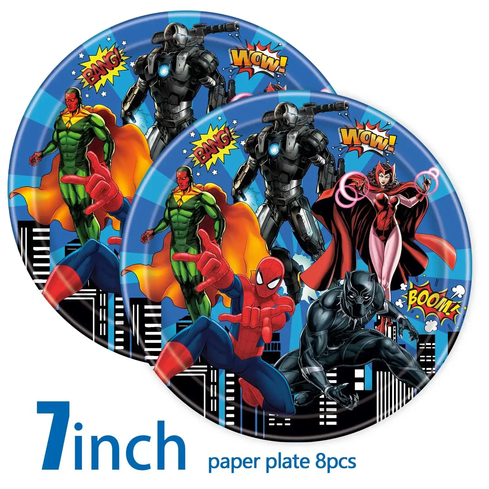7inch 8pcs plate