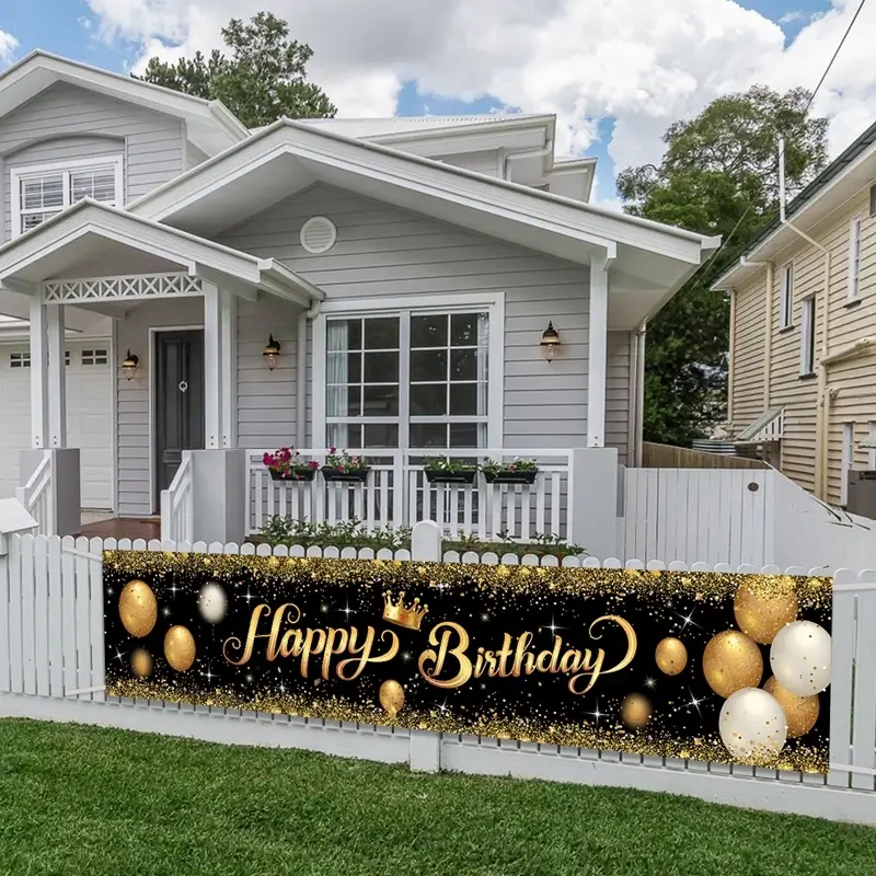 Happy Birthday Banner Birthday Party Decoration Ki