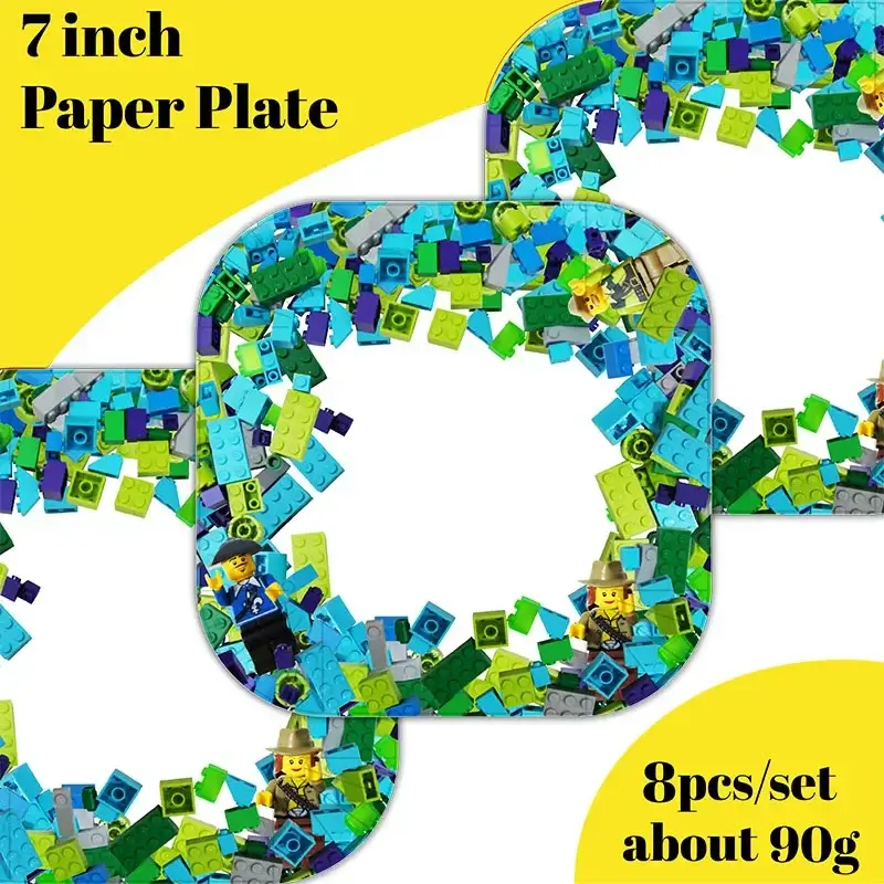 Plate 7inch - 8pcs