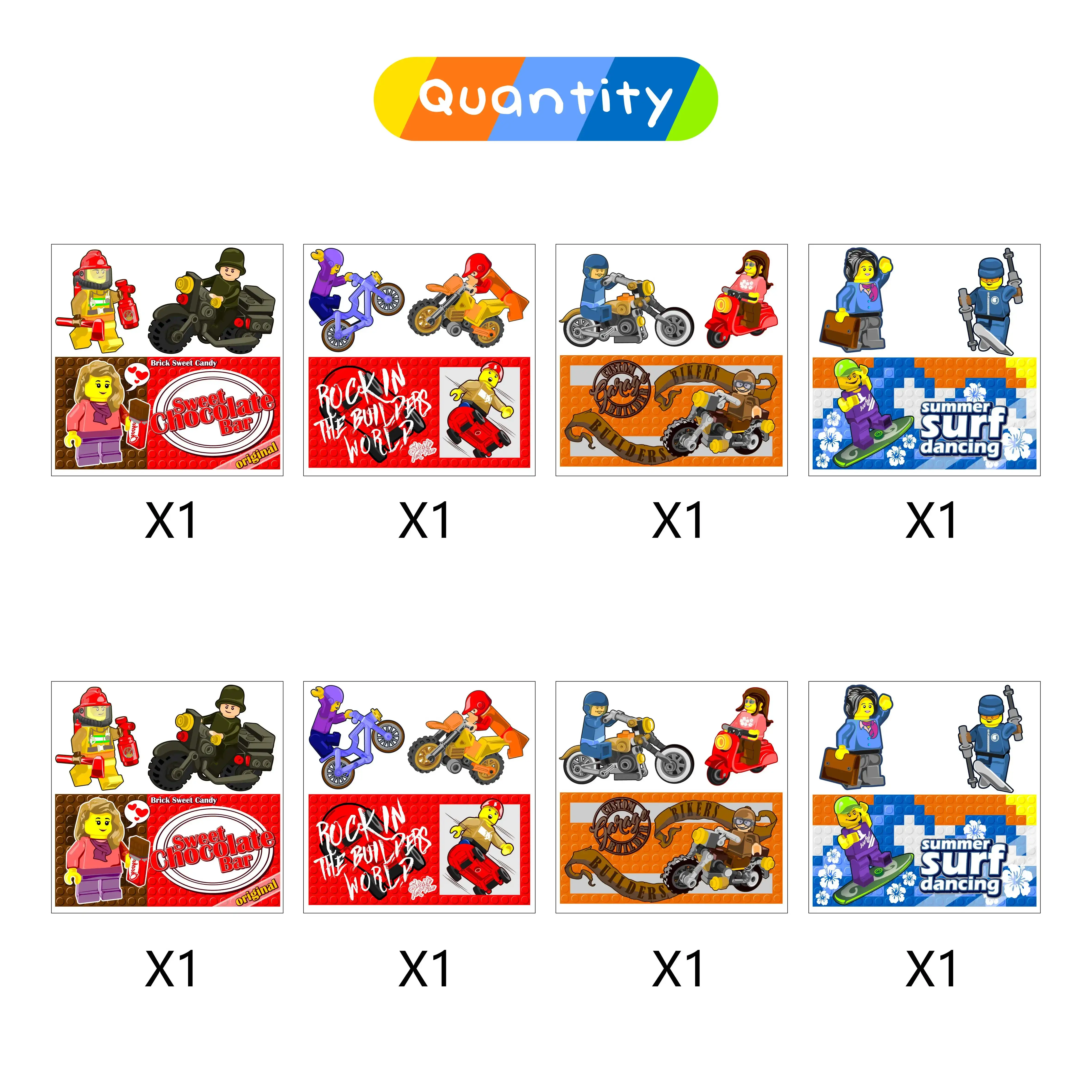 Sticker 8pcs