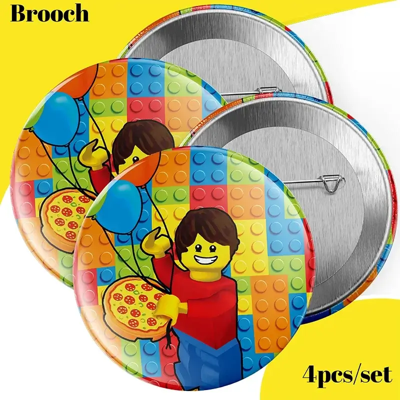Brooch 4Pcs B