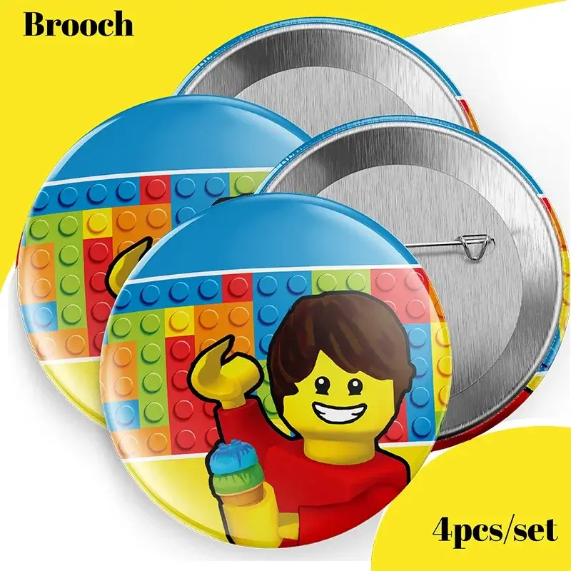 Brooch 4Pcs A
