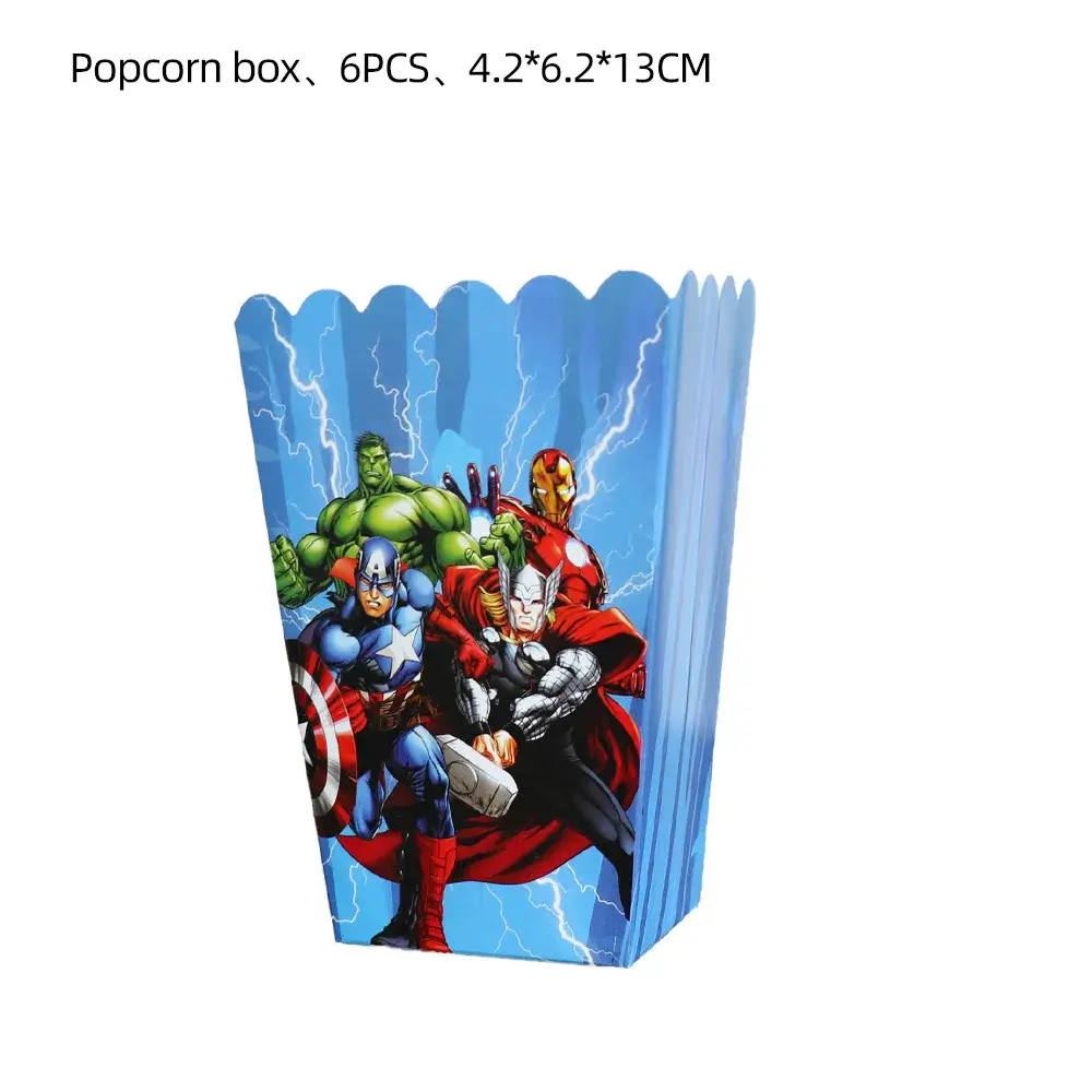 Popcorn box-6pcs