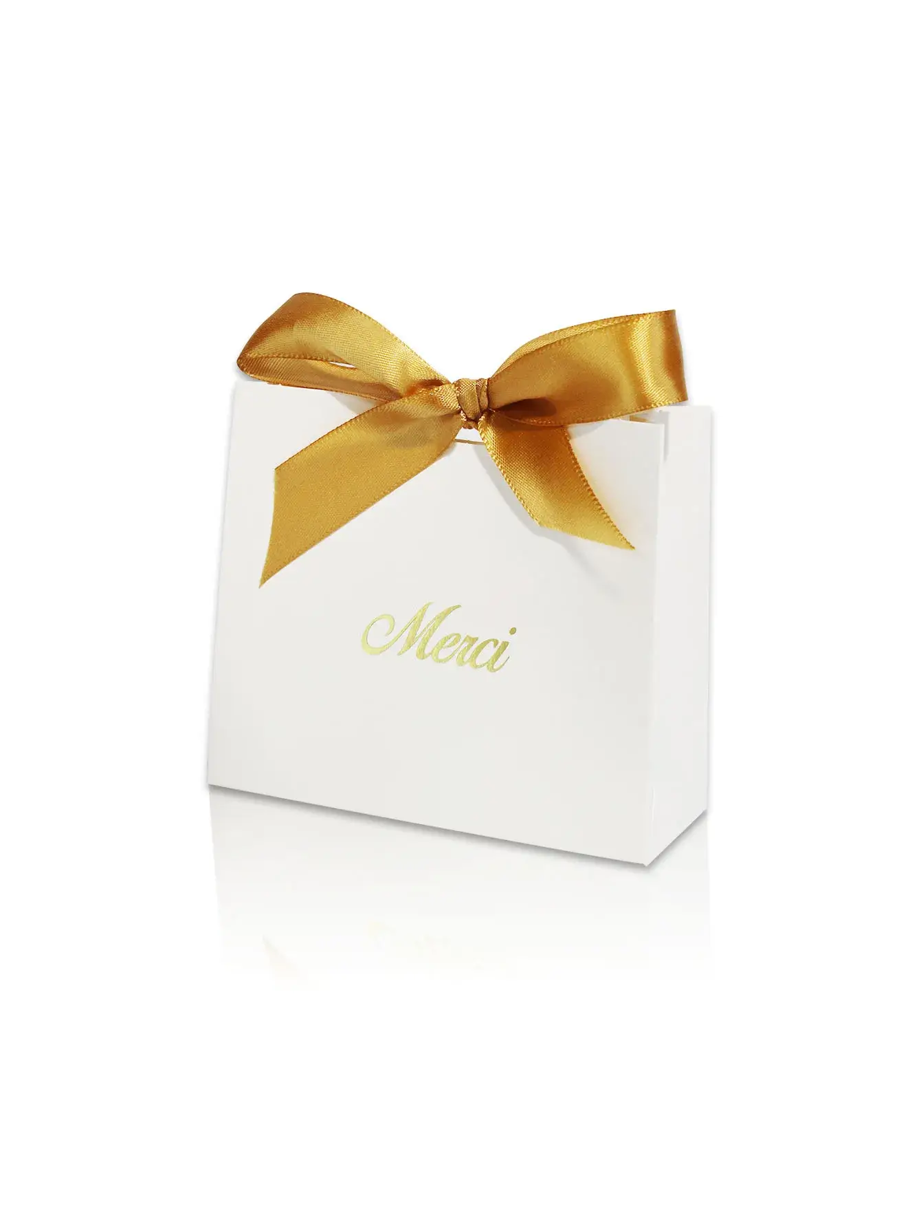 Whitebox-GoldRibbon, 11.5x4.5x10cm, 10pcs