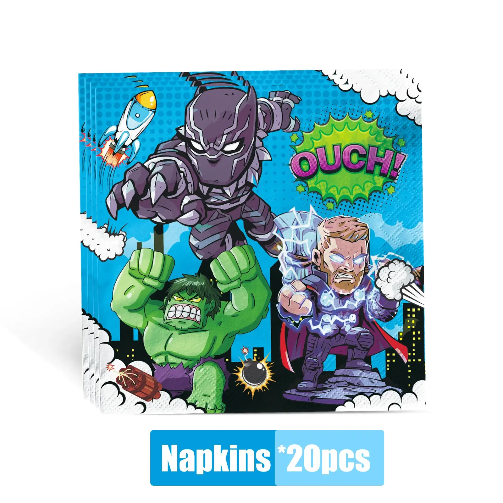 The Hero Squad Birthday Party Supplies Superhero D