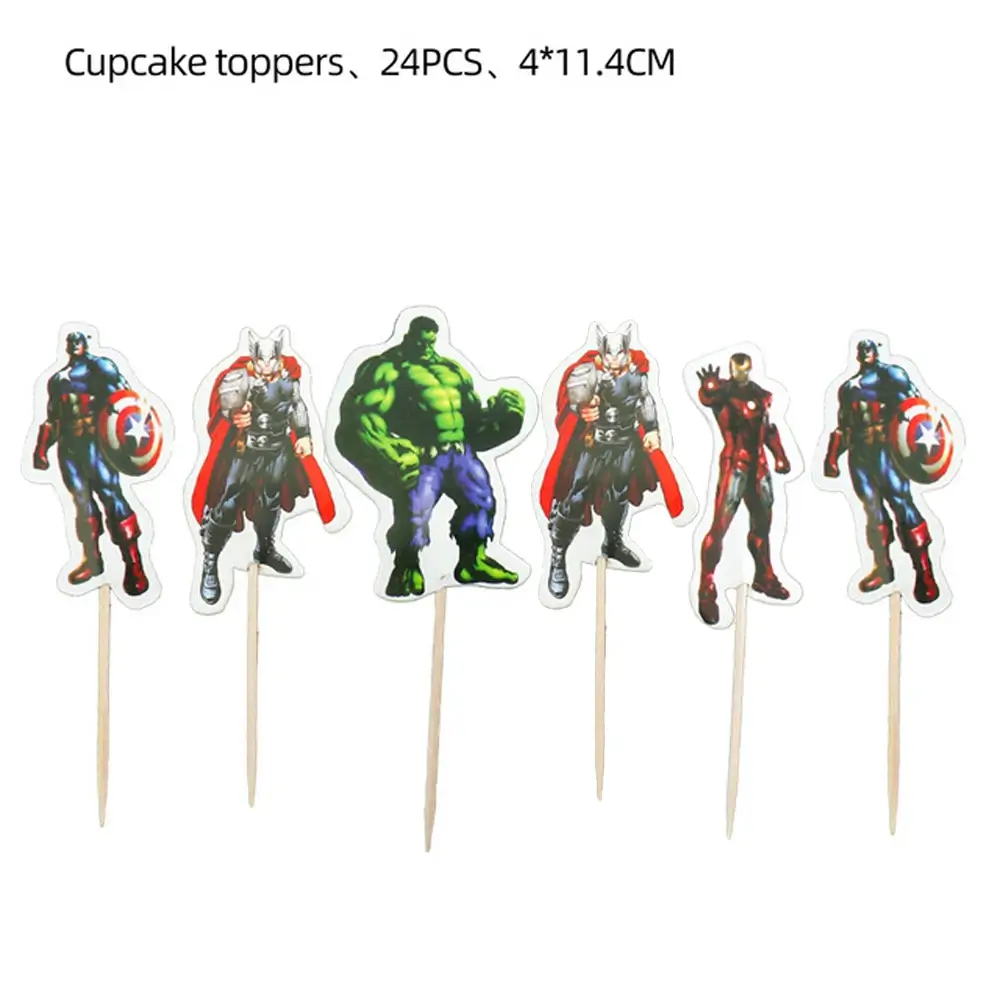 24pcs cake topper