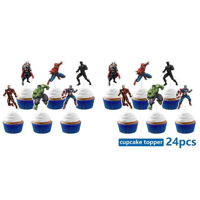 24pcs cake topper