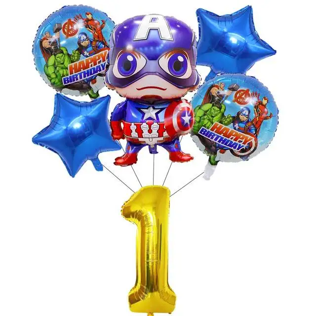 6pcs number1
