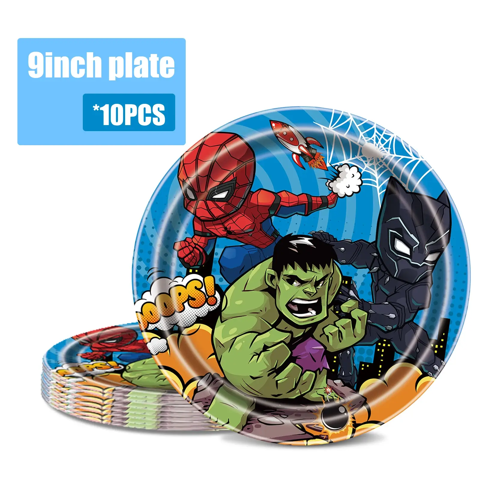 10pcs 9inch plate