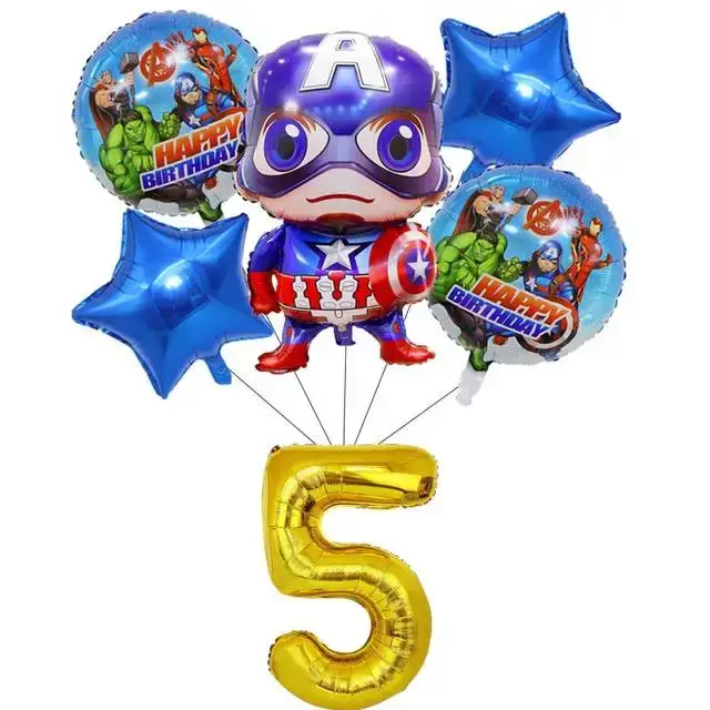 6pcs number5