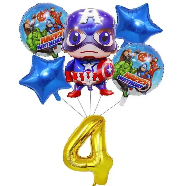 6pcs number4