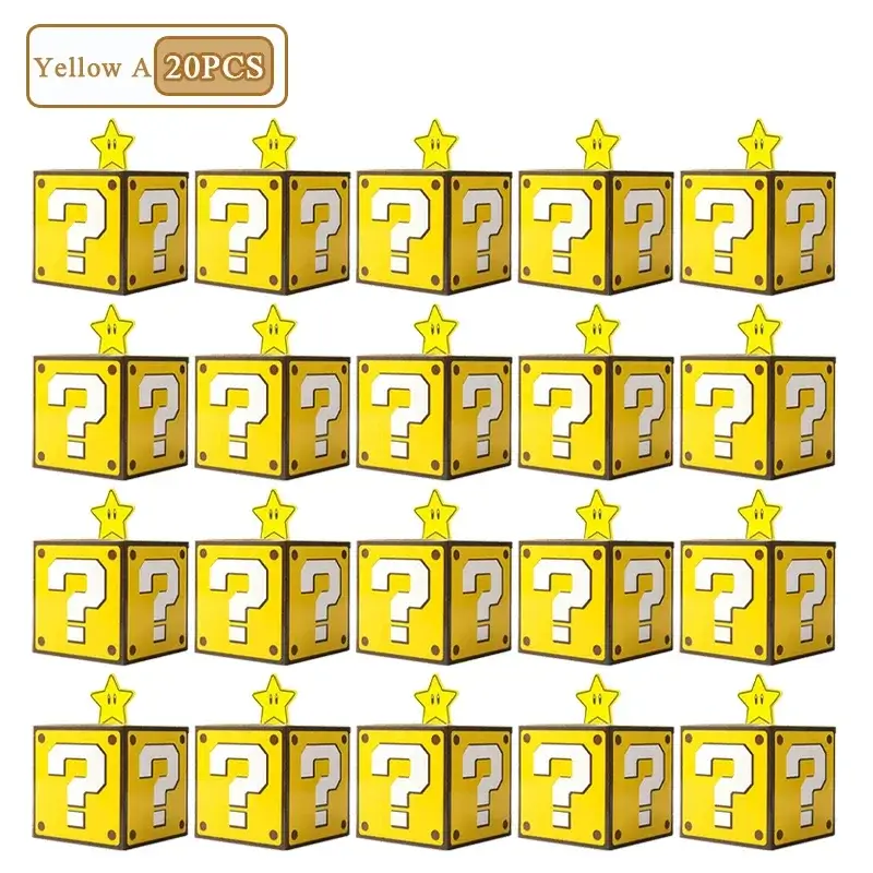 Yellow A-20PCS, As shown