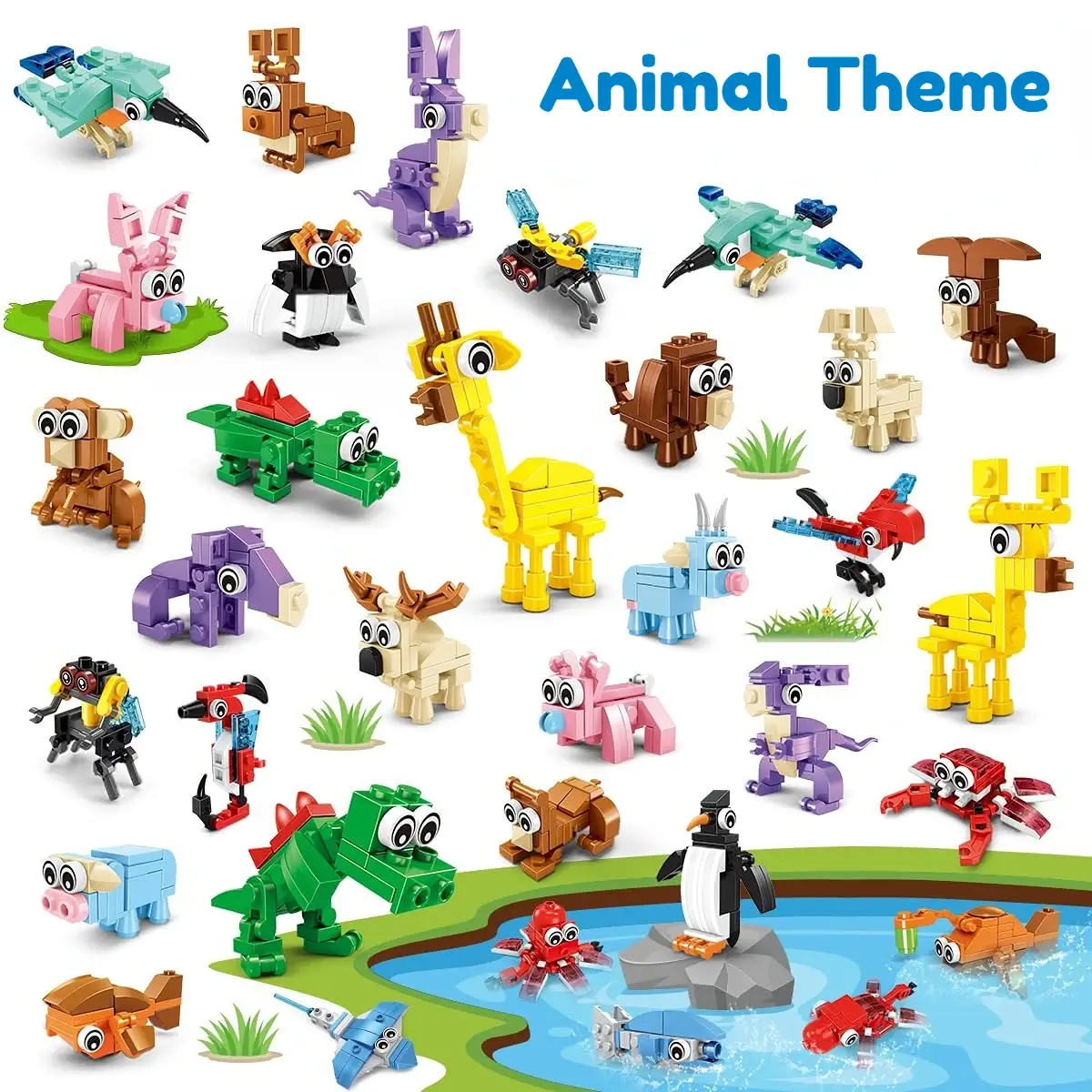 Animal Theme, 36 pack