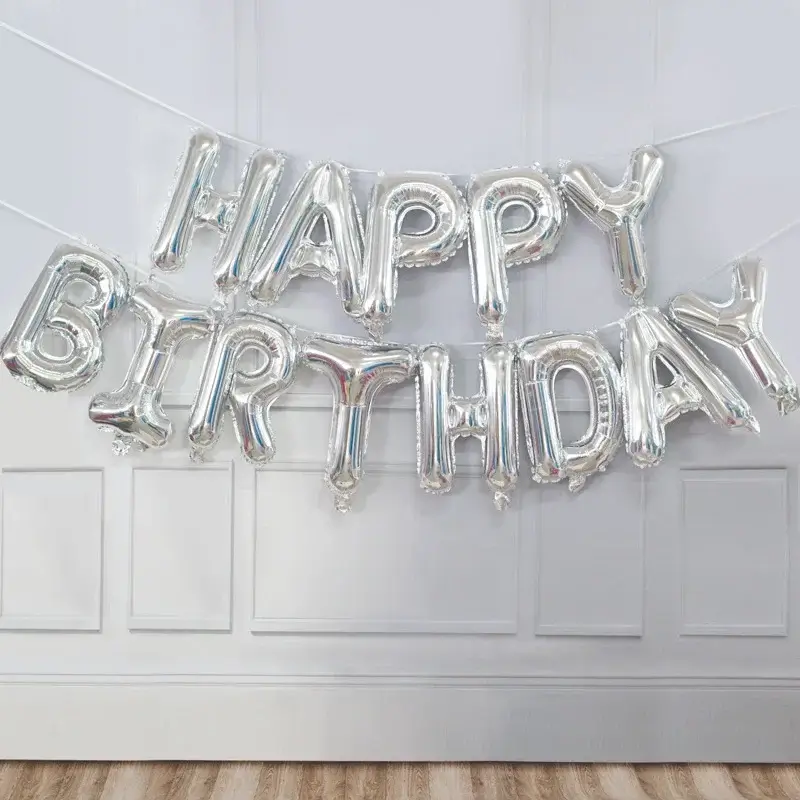 16inch Birthday Balloons Decoration Happy Annivers