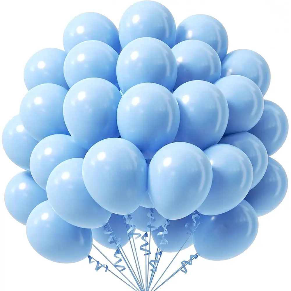 Baby Blue, 12inch, 10Pcs