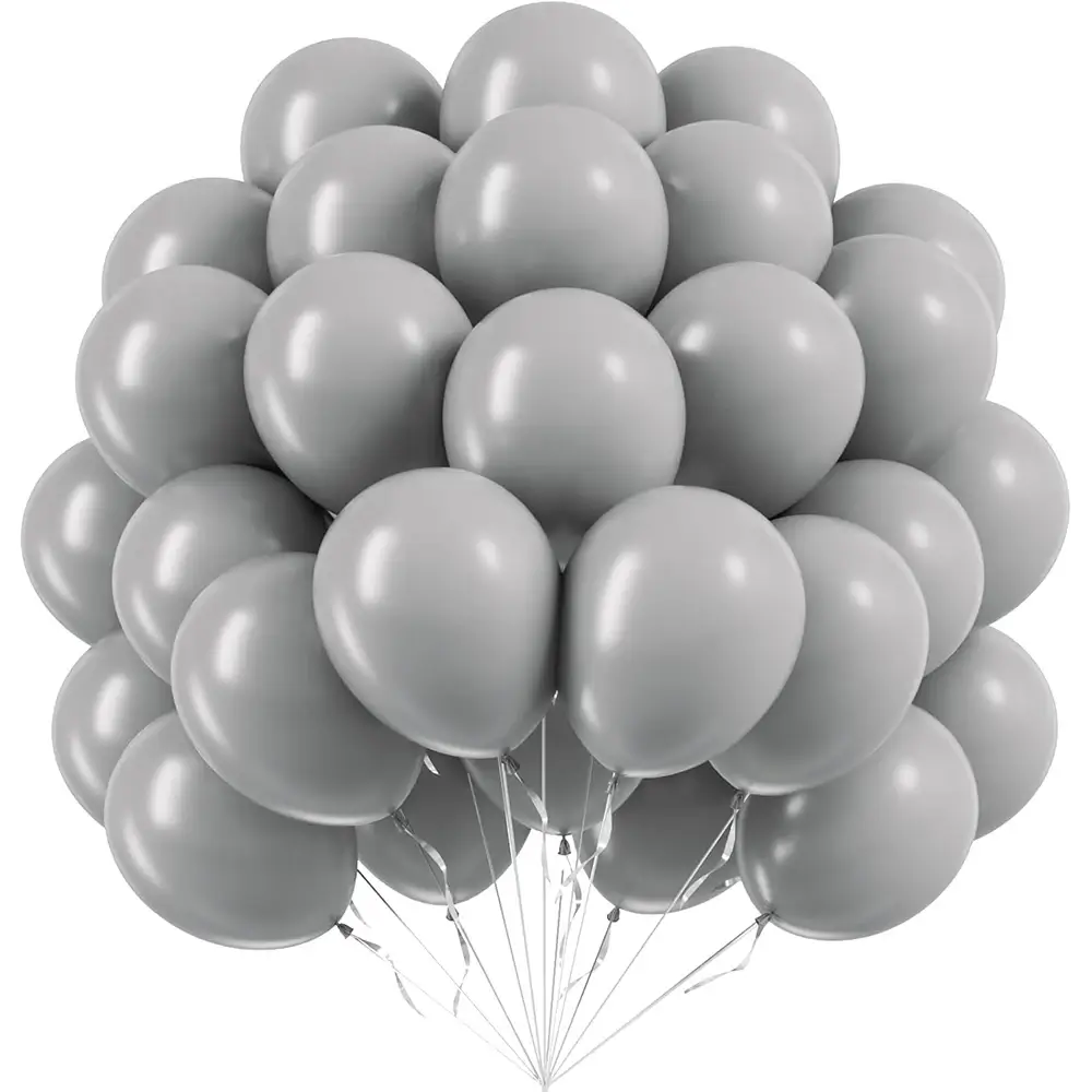 Grey, 10inch, 10Pcs