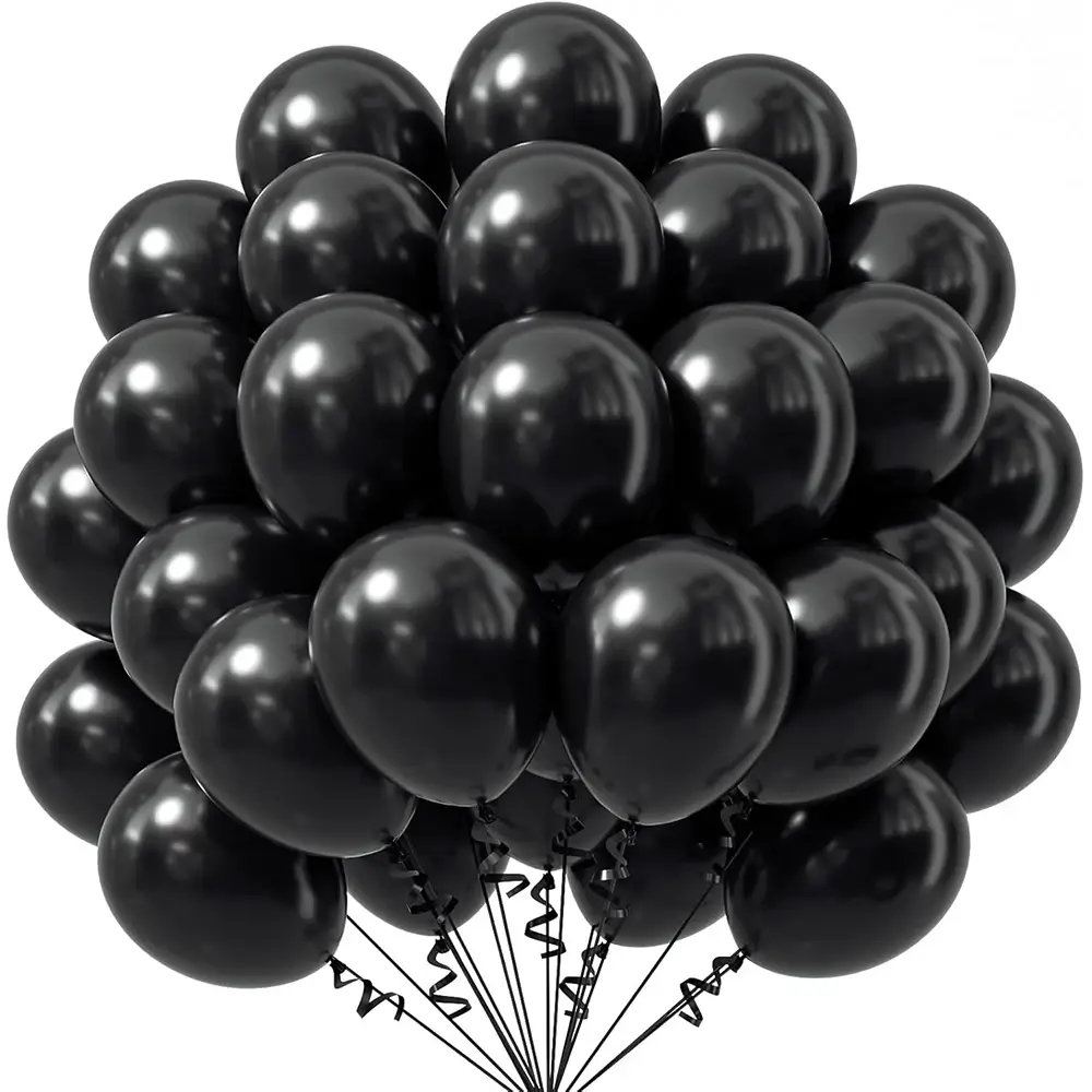 Black, 12inch, 10Pcs