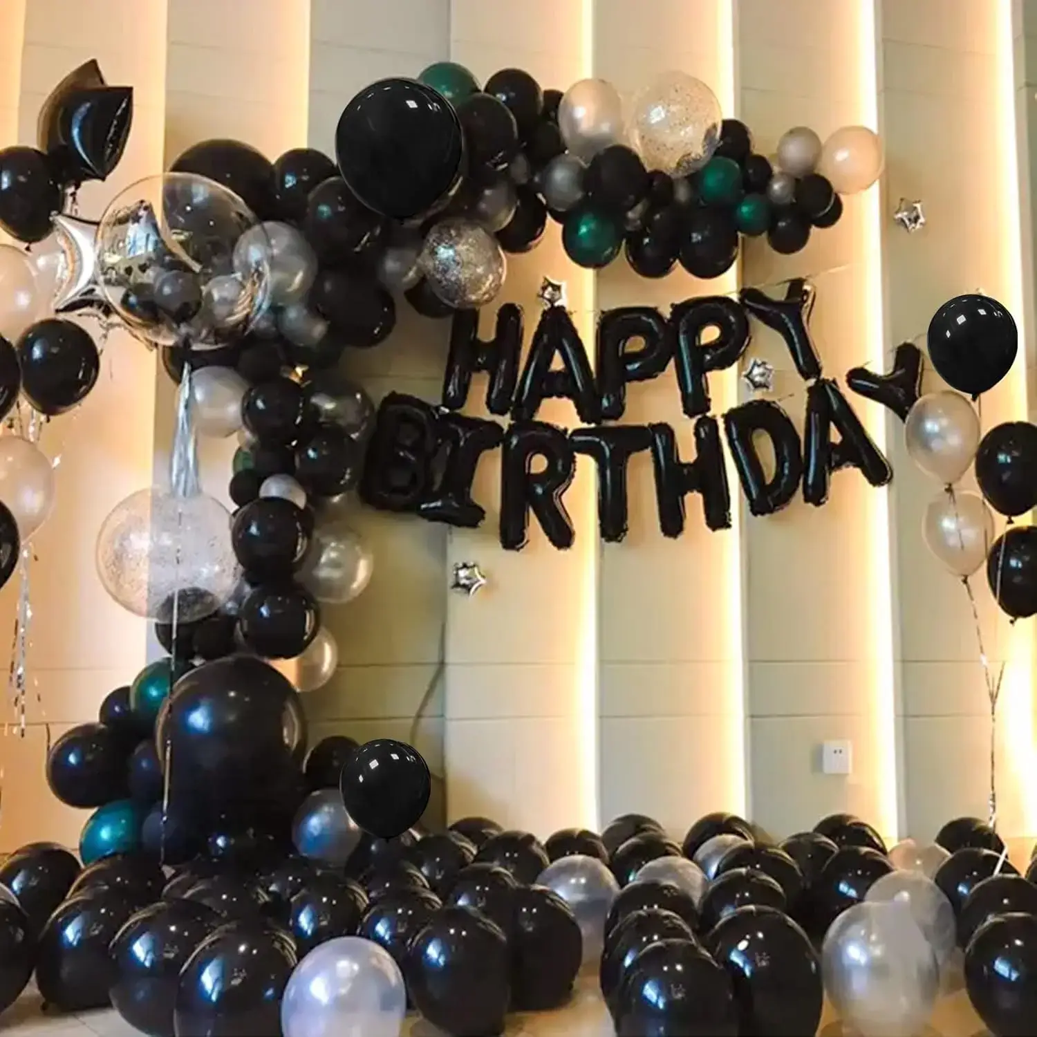 5-100pcs/Pack 12inch Black Latex Balloon for Weddi