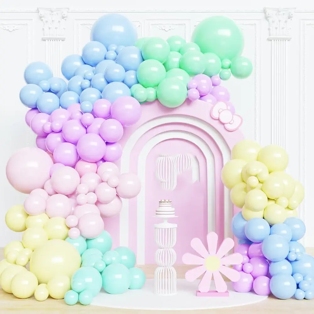 20Pcs 5/10/12inch Pastel Pink Balloons White Sand 