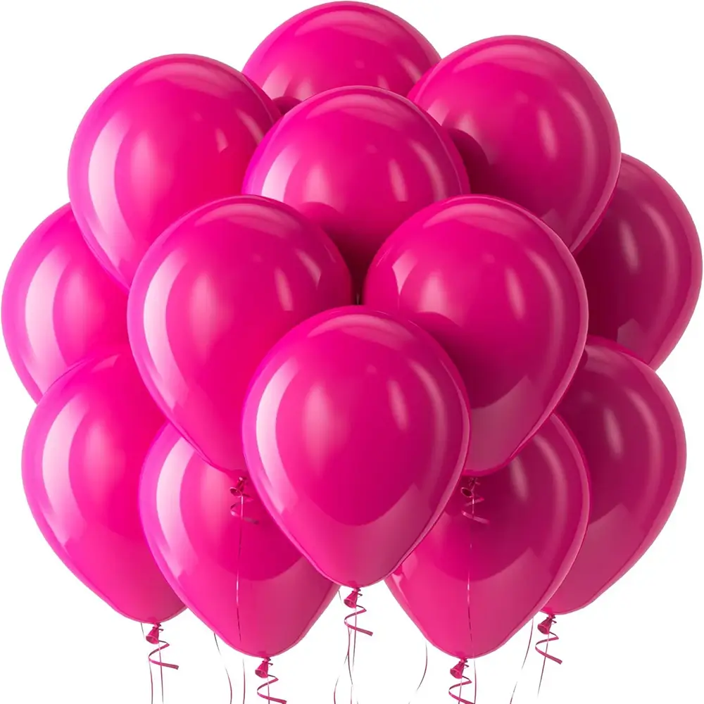 Hot Pink, 10inch 20pcs