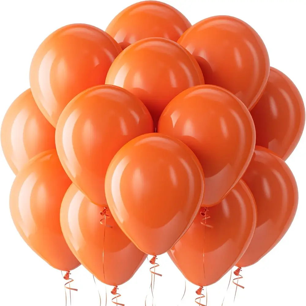 Orange, 10inch 20pcs