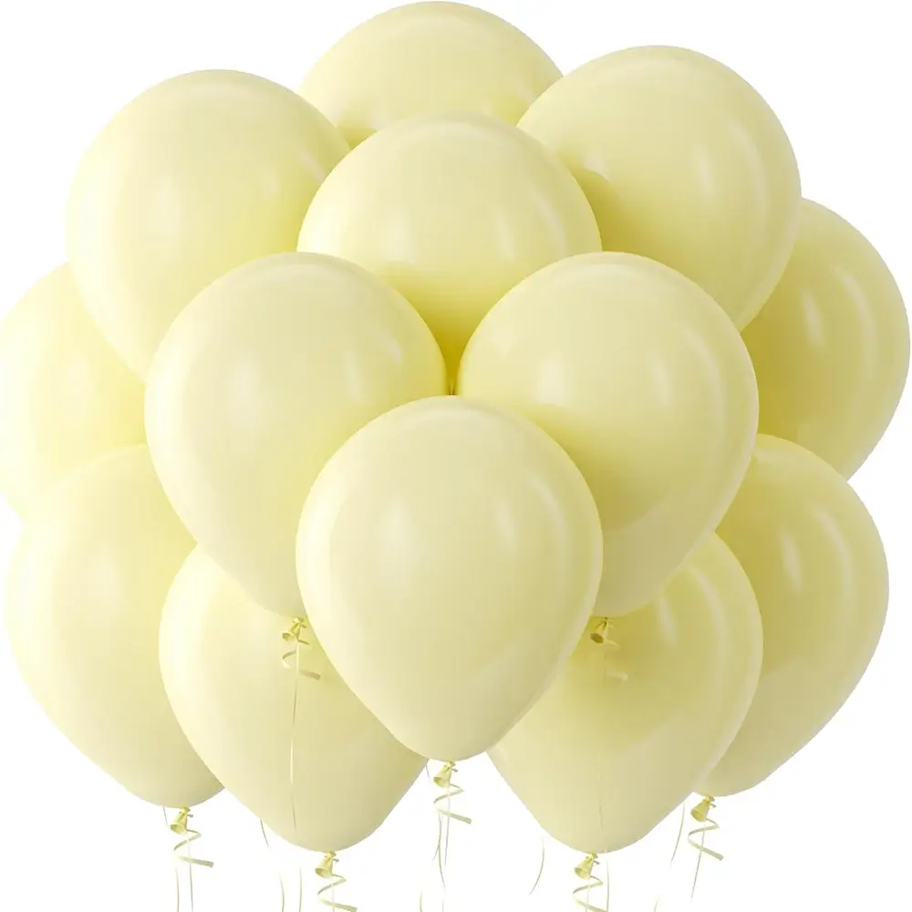 Light Yellow, 10inch 20pcs