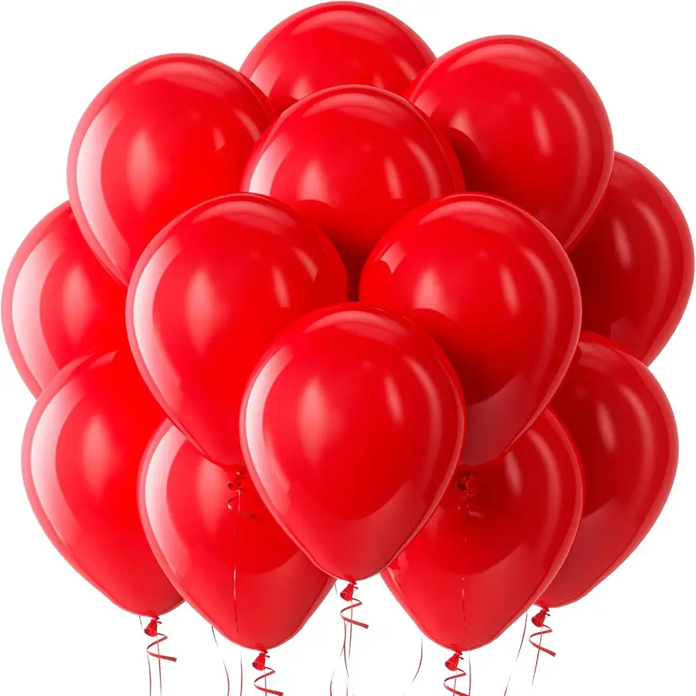 Red, 5inch 20pcs