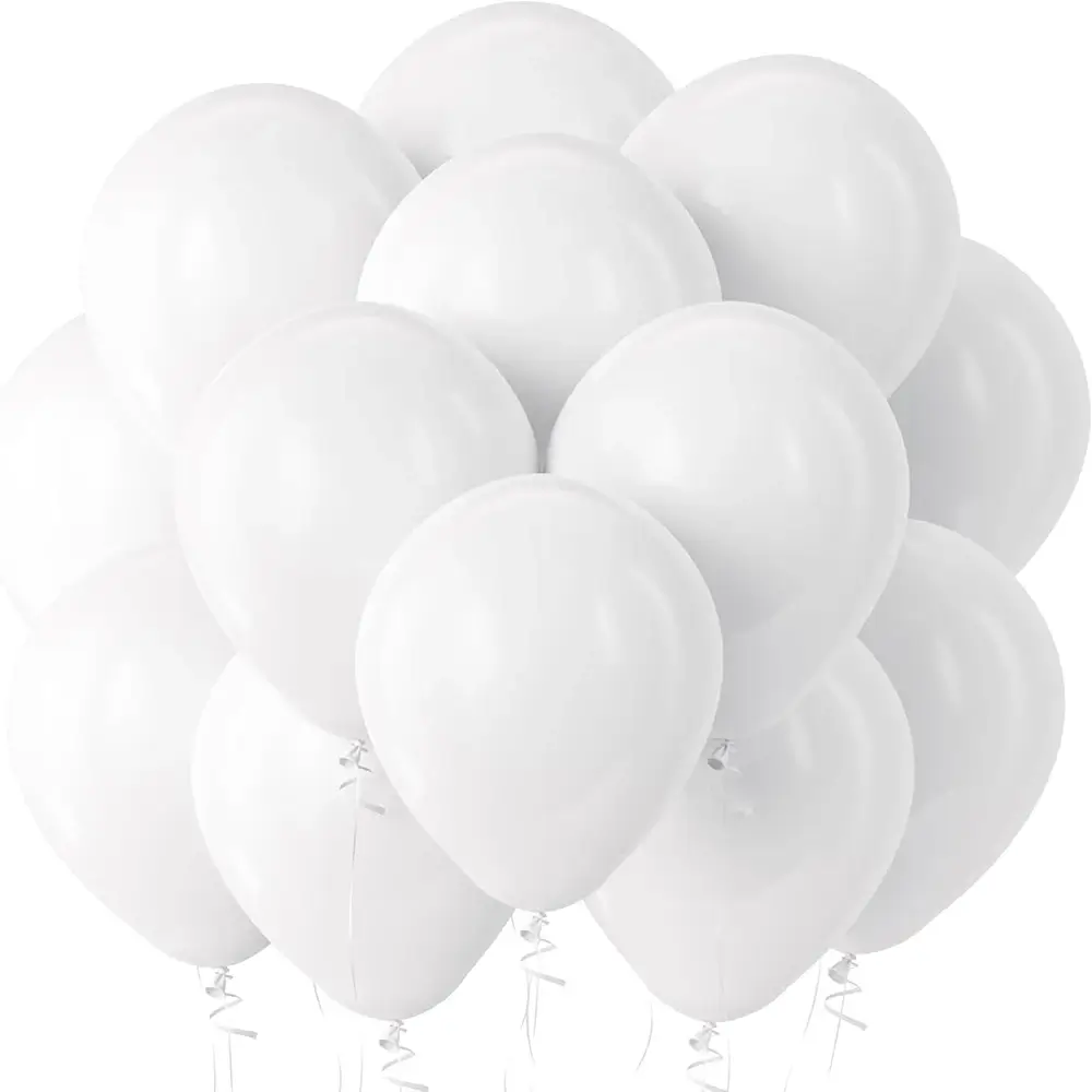 White, 10inch 20pcs