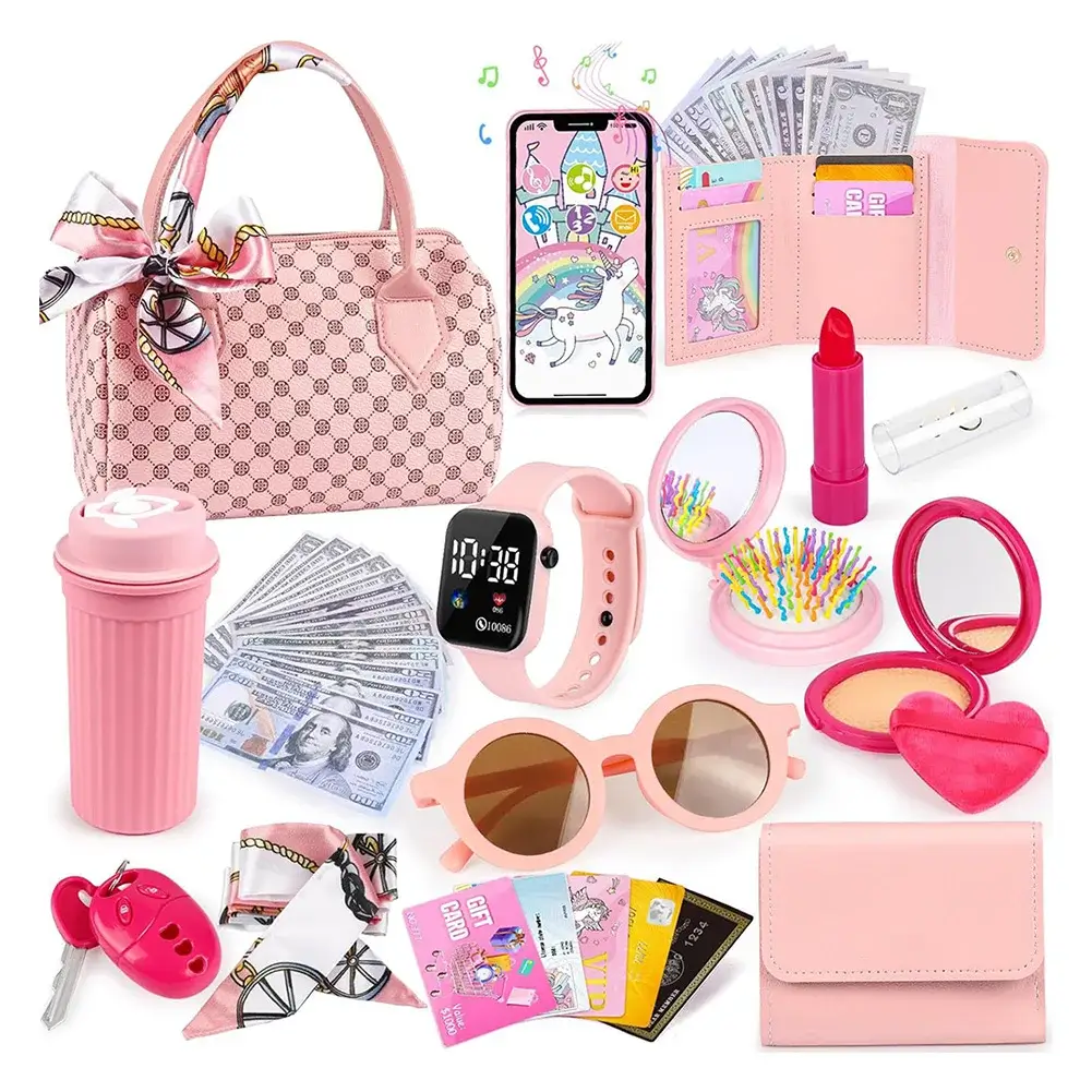 Funny Play Purse for Girls Princess Gifts Play Pur