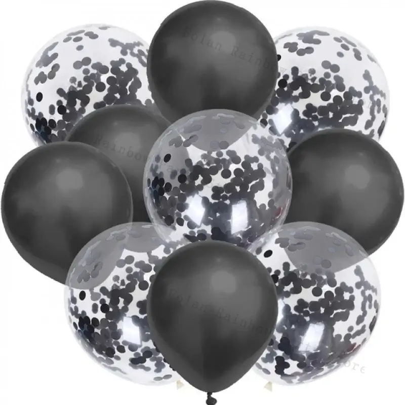 black, 100pcs, 12inch
