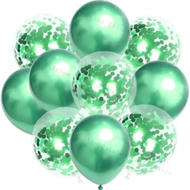 green, 100pcs, 12inch
