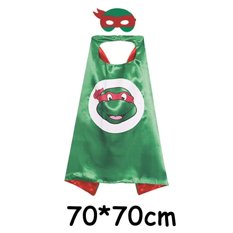Cartoon Ninja Turtle Mask Cloak Party Decoration S
