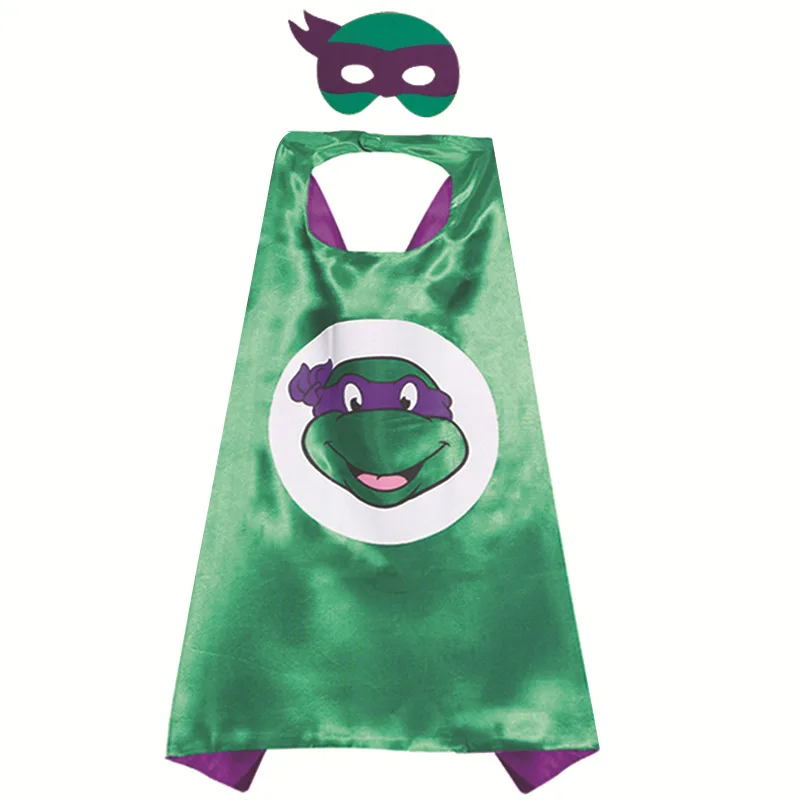 Cartoon Ninja Turtle Mask Cloak Party Decoration S