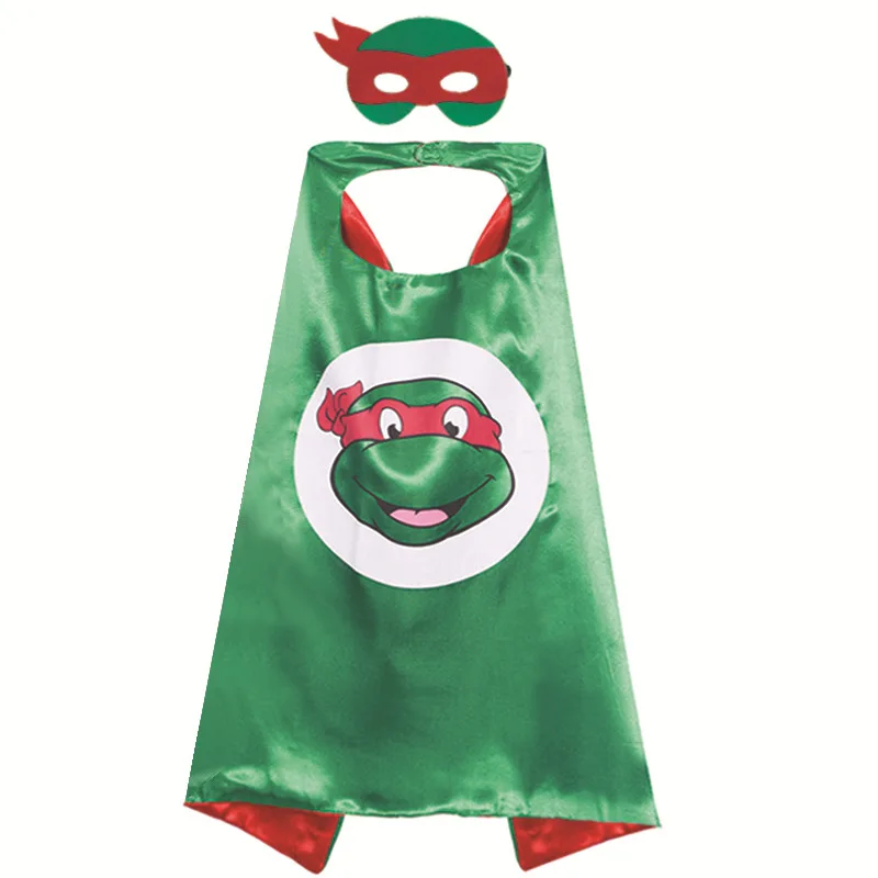 Cartoon Ninja Turtle Mask Cloak Party Decoration S